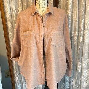 Madewell flannel Top